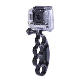 Kišeninis Karka pirštui Mount Selfie Aksesuaras GoPro Hero 6 7 5 4 3 Xiaomi Yi 4K Sjcam SOOCOO Eken H9 Veiksmų Cam