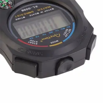 Klasikinis Skaitmeninis Profesionalių rankinių LCD Chronograph Sporto Chronometras, Laikmatis Sustoti Žiūrėti Su virvele 2020 Laikrodžiai zegarek meski