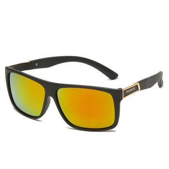 Klasikinis Vyrų Kvadratinių Poliarizuoti Akiniai nuo saulės Prekės ženklo Dizainas Vyrų Vairavimo Saulės akiniai Derliaus Sunglass UV400 Akiniai Oculos de sol
