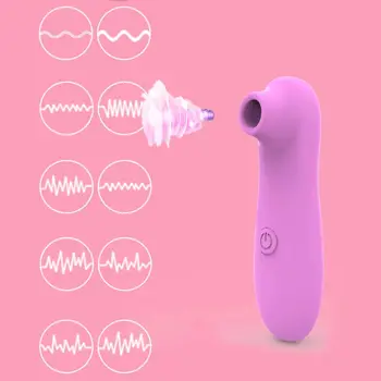 Klitorio Čiulpti Pučia Vibratorius 10 Intensyvumo Režimai Sekso Žaislas Siurbimo Stimuliatorius Moterims