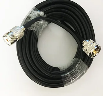 Koaksialinis Kabelis RG58 UHF PL259 vyras į UHF SO239 Female jungtis Galiuku Koaksialinis kabelis 50cm 1m 2m 3m 5m 10m, 15m 20m 30m