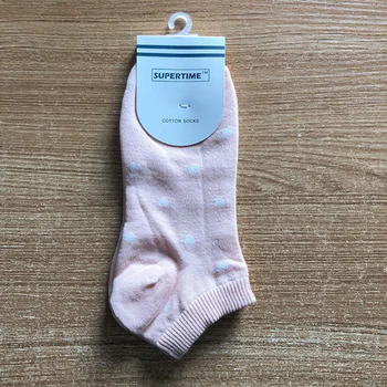 Kojinės Moterims, linksmas Happy Pink Mielas Meilė Širdies Spausdinti Trumpas Kojines moteris Medvilnės harajuku kojinių meias