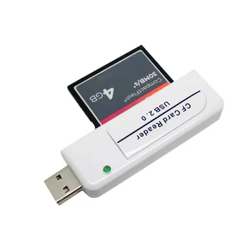 Kokybės Didelės Spartos USB2.0 CF Kortelių skaitytuvas Compact Flash card reader Reader, Adapteris iš Micro SD SDHC TF M2 MMC