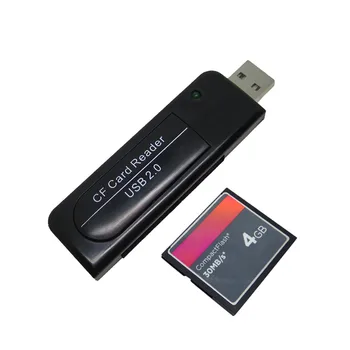 Kokybės Didelės Spartos USB2.0 CF Kortelių skaitytuvas Compact Flash card reader Reader, Adapteris iš Micro SD SDHC TF M2 MMC