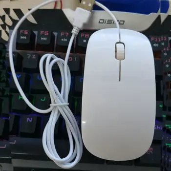 Kompiuterio Pelės Nešiojamų Biuro Verslo Pelės Laidinio Mielas Mini Mouse Mergina Pelės Nešiojamojo kompiuterio Pelė Matinis Juodas Blizgus baltas