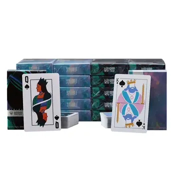 Kortų Pokerio Min Luo Liuying Kūrybinis Dizainas Kortų Pokerio Baltas pagrindas Sustorėjimas, stalo žaidimai, Kelionės Žaidimų