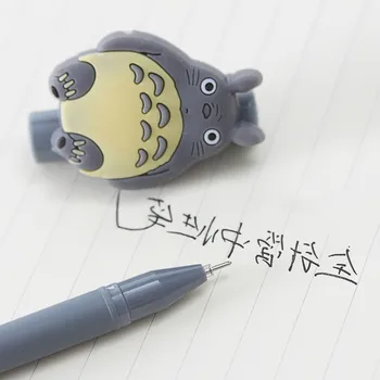 Korėjos kūrybos gelio rašikliai raštinės reikmenys animacinių filmų mielas juoda katė juoda neutralus pen biurų ir Mokyklos Reikmenys