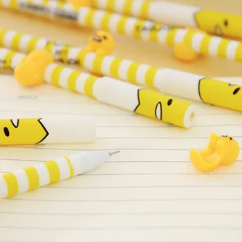 Korėjos kūrybos raštinės reikmenys mielas trimatis tingus kiaušinių karalius gelio rašiklis mielas studentų pen suodžių parašą pen
