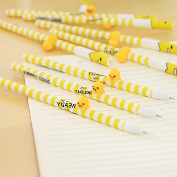Korėjos kūrybos raštinės reikmenys mielas trimatis tingus kiaušinių karalius gelio rašiklis mielas studentų pen suodžių parašą pen