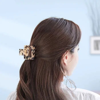 Korėjos Mados Akrilo Moterų Plaukus, Nagus, Paprastas Plastiko Gryna Spalva Plaukų Clips Šviesą sudaro Hairdress Plaukų Formavimo Įrankis, Didmeninė