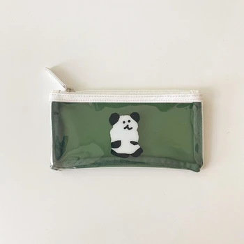 Korėjos populiarus ant Skaidrios PVC Pieštuku Maišelį Kawaii Vandeniui Pocket Krepšys, Piniginė Kortelės Paketo Raštinės reikmenys saugojimo Priemonė