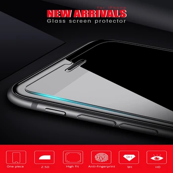 Krištolo skaidrumo Grūdintas Stiklas iPhone 11 Pro XS MAX XR XS X 8 7 6 6s Plus Ekrano Apsaugų, Priekiniai Filmas 