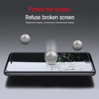 Krištolo skaidrumo Grūdintas Stiklas iPhone 11 Pro XS MAX XR XS X 8 7 6 6s Plus Ekrano Apsaugų, Priekiniai Filmas 