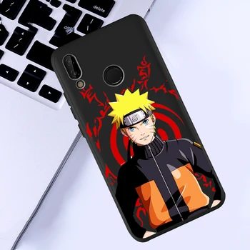 Kurama Skausmas Japonijos Anime Naruto telefoną atveju Huawei P40 30 P20 P10 P8 Lite 2017 Mate 30 20 10 Lite Pro padengti silikono funda