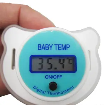 Kūdikis Spenelio Termometras Kūdikiui Temperatūra Burną LCD Ekranas Termometras Žindukas Termometras