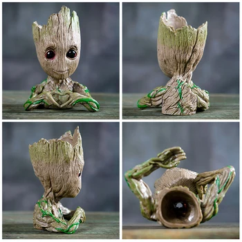 Kūdikių Groot Vazonas Vazonas Sodinamoji Figūrėlės Medis Žmogus Mielas Modelis Žaislas Pen Puodą Sodas Sodinamoji Vazonas Dovanų