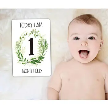Kūdikių Kas Mėnesį Korteles Lipdukas Fotografija, Foto Amžiaus Korteles, Baby Shower Registro Dovana