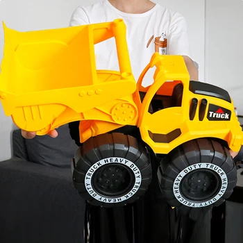 Kūdikių Klasikinis Modeliavimas Inžinerijos Automobilio Žaislas Ekskavatorių Buldozerių Modelio Traktoriaus Žaislas savivartis Modelio Automobilių Žaislas Mini už Vaikas Berniukas Dovana