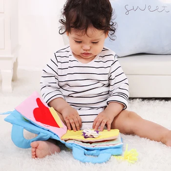 Kūdikių Medžiaga Knyga Animacinių Filmų Modelis Baby Soft Veiklos Vingiuoti Medžiaga Knygas, Mokymosi Žaislai, 3 Metų