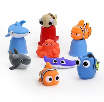 Kūdikių Vonia, Dušas, Žaislų, Ieškant Žuvų Dory Plūduriuoti Vandens Purškimo Spaudimas Žaislai, Guminiai Vonios kambarys Žaisti Gyvūnų Ryklys Vonios Žaislas Vaikams