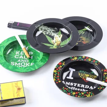 Kūrybinė Asmenybė Baras Cigarų Peleninę Nešiojamų Tabako Saugojimo Dėklas Pažadinti Šiaudų pelenų Plokštelės dėklas piktžolių žolė dizaineris lauko geležinkelių