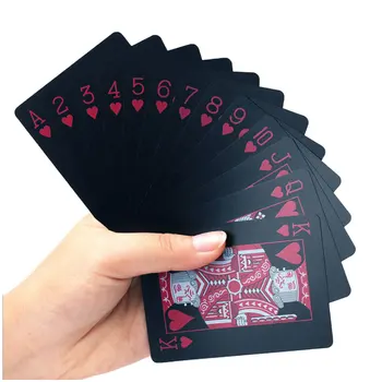 Kūrybos PVC Pokerio Vandeniui Stalo žaidimai, Kortų Rinkinys Tendencija 54pcs Denio Pokerio Klasikinis Magiškas Triukas Įrankis Šalies Naudai Magic Box