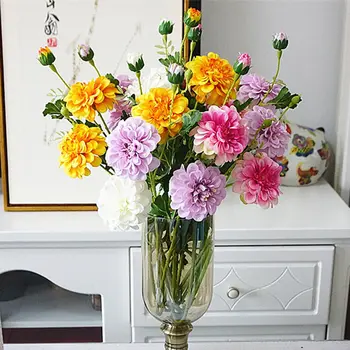 Labai rekomenduoju Naujas Dirbtinis Augalas, gėlė, Bijūnas šaką, naujas namas kambarį namuose vestuvių dekoravimas Netikrą gėlės flores
