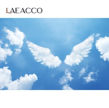 Laeacco Gamtos Vaizdingas Mėlynas Dangus Partly Saulėtas Šalis Dekoro Kūdikių Fotografijos Fonas Foto Backdrops Photocall Foto Studija