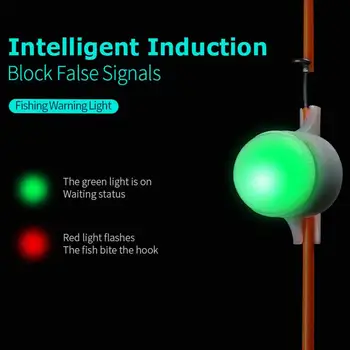 LED Automatinis Indukcijos Žvejybos Signalą Lazdele Patarimas Naktį Žvejybos Šviesos Auto Pripažinimo Bite Signalo Įrašą Įspėjimo pastaruosius 600 valandų