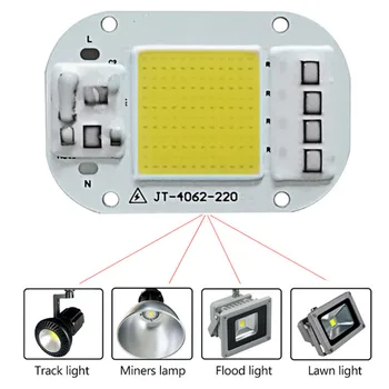 LED, COB 5054 Black King Kong šviesos granulių 35W 50W 100W 200W 220V Smart IC Tinka 