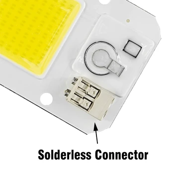 LED, COB (Chip Augti LED Šviesos 110V, 220V 20W 30W 50W Šalto Warm White, Day White Nr. Suvirinimo Pritemdomi SpotlightFloodlight 