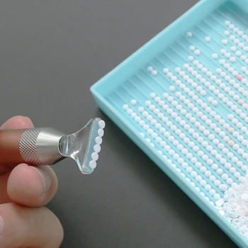 LED Diamond Tapybos Pen, Aliuminio Lydinio Diamond Dot Matrix Nustatyti, Dot Rašiklis su Šviesa, 5 Pen Patarimai,Girl Dovana, Raštinės reikmenys
