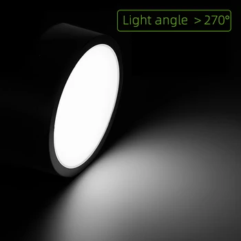 Led Downlight 220V LED Spot Light Paviršiaus Sumontuoti Lubų 5W 10W 15W Žemyn Šviesos Rungtynių Ultra Plonas Patalpų Apšvietimas Virtuvėje