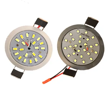 LED Downlight Lempa 5W 220V Integruotas Šviesos Taurės LED Ampulä-Dėmesio Dvigubas Apvalus Lubų Nišoje Skėtis LED Kukurūzų Lemputė