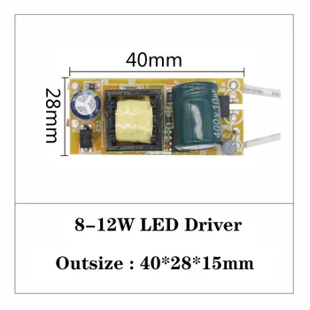 LED Driver 1-36w 180mA 350mA Išėjimo Įtampa 75-135v Led Maitinimo Apšvietimo transformatorius LED