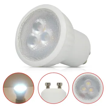 LED mini GU10 MR11 3W 35mm Prožektoriai, Lemputės, Lempos, pakeisti halogeninės lempos, AC85-265V SMD 2835 Namo apšvietimas