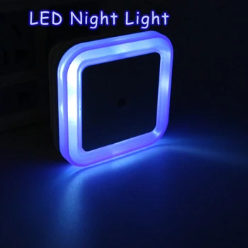 LED Nakties Šviesos Indukcijos Jutiklis Kontrolės LED Nakties Šviesos Smart Home Nakties Šviesos Kūdikio Miegamojo Naktį Lempa su MUMIS ES Kištukas Auto