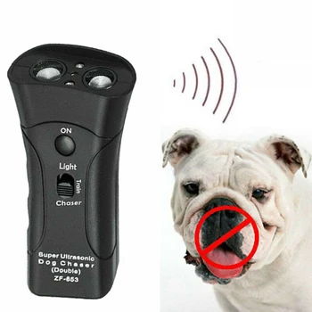 LED Ultragarsinį Šunų Mokymo Repeller Trimitas Kontrolės Treneris Prietaiso Šuo Anti-Loja Šuo Atstumti Sustabdyti Žievės Priemones, JAV