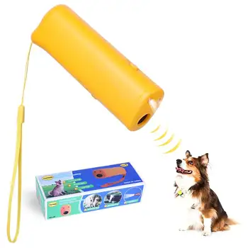 LED Ultragarso Pet Dog Repeller FAnti Žievės Loja Šunų Mokymo Repeller Kontrolės Treneris prietaisas 3 in 1 Stabdžių Loti Sustabdyti Žievės