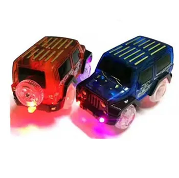 LED Šviesos iki Elektros Mini Automobilių Lenktynių Sunkvežimis Magija Sekti Vaikams, Žaislas Vaikams, Gimtadienis, Kalėdos, Dovanos Berniukas Žaisti Magija Kartu Stebėti