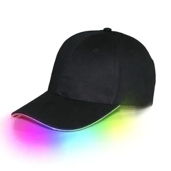 LED Šviesos Iki kepuraičių Žėrintis Reguliuojamas Kepurės Šviesos Šventė Skrybėlę Unisex Šalies Hip-hop Veikia ir Daugiau
