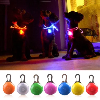 LED Žibintuvėlis Šunų Kačių Antkaklis Žėrintis Pakabukas Naktį Saugos Pet Veda Karoliai Šviesos Šviesi Apdaila Antkakliai Šunims