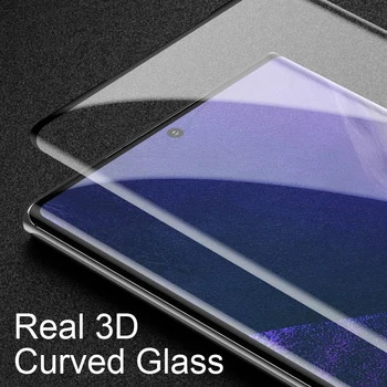 Lenktas Visiškai Padengti Grūdinto Stiklo Samsung Galaxy Note 20 10 9 8 S20 Ultra S10 S8 S9 Plus Screen Protector, Stiklo Pastaba 10+