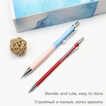 Lieknas mielas metalo pieštukas 0,5 mm 0,7 mm mechaninis pieštukas stilingas gražus studentų rašymo dovaną