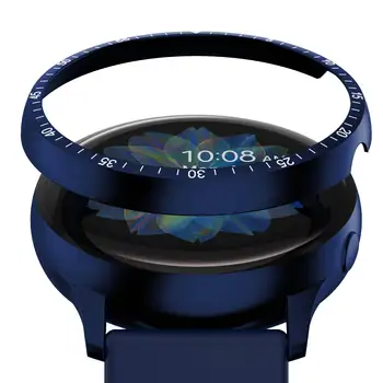 Lieti Bezel Žiedas Dangtelis Skirtas Samsung Galaxy Žiūrėti Aktyvios 2 44mm 40mm Smartwatch Surinkite Lipnia Anti Nulio apsauga metalo atveju