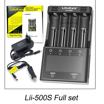 LiitoKala Lii-PD2 Lii-PD4 Lii-S6 Lii500 baterijos Įkroviklio 18650 26650 21700 18350 AA AAA), 3,7 V/3.2 V/1.2 V ličio baterijos NiMH