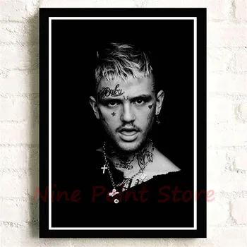 Lil Peep Reperis kreidinio Popieriaus, Plakatai Aukštos kokybės Spausdinimo Piešimo core sienos Dekoratyvinis Dažymas Frameless