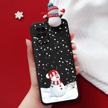 Linksmų Kalėdų Animacinių filmų Lėlės Atveju Xiaomi Mi Redmi Pastaba 9 S 9S 8 8T 9A A3 10 5 6 7 Pro Max Ultra Lite SE CC9 CC9e A1 A2 