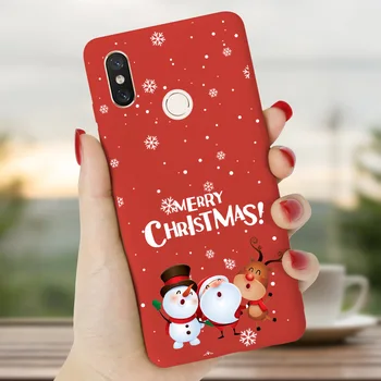 Linksmų Kalėdų Atveju Redmi 6 Pastaba Pro Coque Už Xiaomi Redmi 7, 7A, 8A 6A 5A 5 A Plus 