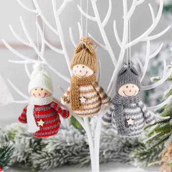 Linksmų Kalėdų Dekoracijas namams Sniego Angelas Lėlės Kabantys Papuošalai Naujųjų Metų Kerst Decoratie Kalėdų Eglutės papuošalus